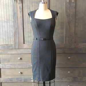 White House Black Market Poka Dot Sheath Dress